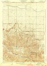 Manzana California Historical topographic map, 1:24000 scale, 7.5 X 7.5 Minute, Year 1938