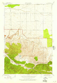 Manzana California Historical topographic map, 1:24000 scale, 7.5 X 7.5 Minute, Year 1950