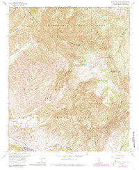 Margarita Peak California Historical topographic map, 1:24000 scale, 7.5 X 7.5 Minute, Year 1968