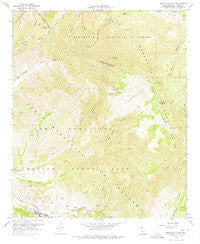 Margarita Peak California Historical topographic map, 1:24000 scale, 7.5 X 7.5 Minute, Year 1968