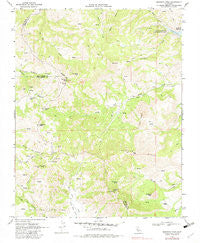 Mariposa Peak California Historical topographic map, 1:24000 scale, 7.5 X 7.5 Minute, Year 1969