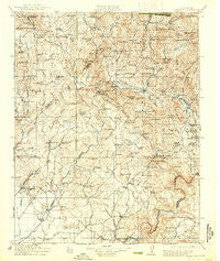 Mariposa California Historical topographic map, 1:125000 scale, 30 X 30 Minute, Year 1912