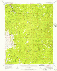 Mariposa California Historical topographic map, 1:62500 scale, 15 X 15 Minute, Year 1947