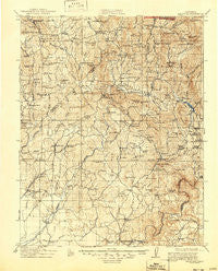 Mariposa California Historical topographic map, 1:125000 scale, 30 X 30 Minute, Year 1912