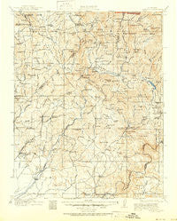Mariposa California Historical topographic map, 1:125000 scale, 30 X 30 Minute, Year 1912