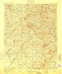 Mariposa California Historical topographic map, 1:125000 scale, 30 X 30 Minute, Year 1912