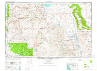 Mariposa California Historical topographic map, 1:250000 scale, 1 X 2 Degree, Year 1963