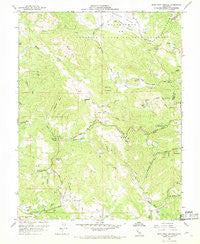 Mark West Springs California Historical topographic map, 1:24000 scale, 7.5 X 7.5 Minute, Year 1958