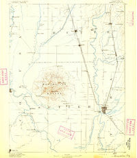Marysville California Historical topographic map, 1:125000 scale, 30 X 30 Minute, Year 1891