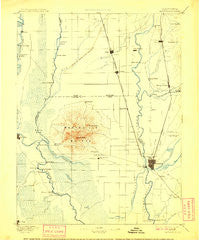 Marysville California Historical topographic map, 1:125000 scale, 30 X 30 Minute, Year 1895