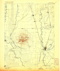 Marysville California Historical topographic map, 1:125000 scale, 30 X 30 Minute, Year 1895