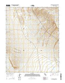 Maturango Peak NE California Current topographic map, 1:24000 scale, 7.5 X 7.5 Minute, Year 2015