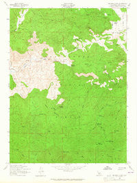 McDonald Peak California Historical topographic map, 1:24000 scale, 7.5 X 7.5 Minute, Year 1958