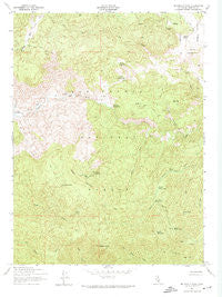 McDonald Peak California Historical topographic map, 1:24000 scale, 7.5 X 7.5 Minute, Year 1958