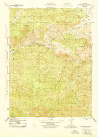 McDonald Peak California Historical topographic map, 1:31680 scale, 7.5 X 7.5 Minute, Year 1944