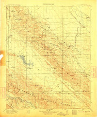 McKittrick California Historical topographic map, 1:125000 scale, 30 X 30 Minute, Year 1912