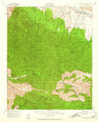 McPherson Peak California Historical topographic map, 1:62500 scale, 15 X 15 Minute, Year 1941