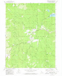 Meadow Valley California Historical topographic map, 1:24000 scale, 7.5 X 7.5 Minute, Year 1980