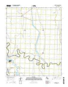 Mendota Dam California Current topographic map, 1:24000 scale, 7.5 X 7.5 Minute, Year 2015