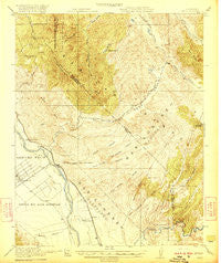 Metz California Historical topographic map, 1:62500 scale, 15 X 15 Minute, Year 1921