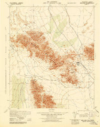 Midland California Historical topographic map, 1:62500 scale, 15 X 15 Minute, Year 1945
