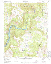 Millerton Lake East California Historical topographic map, 1:24000 scale, 7.5 X 7.5 Minute, Year 1965