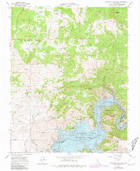 Millerton Lake West California Historical topographic map, 1:24000 scale, 7.5 X 7.5 Minute, Year 1965