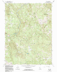 Mina California Historical topographic map, 1:24000 scale, 7.5 X 7.5 Minute, Year 1967