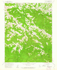 Mindego Hill California Historical topographic map, 1:24000 scale, 7.5 X 7.5 Minute, Year 1961