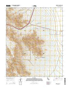 Mineral Hill California Current topographic map, 1:24000 scale, 7.5 X 7.5 Minute, Year 2015