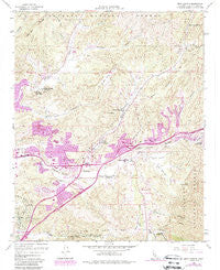 Mint Canyon California Historical topographic map, 1:24000 scale, 7.5 X 7.5 Minute, Year 1960