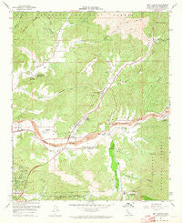 Mint Canyon California Historical topographic map, 1:24000 scale, 7.5 X 7.5 Minute, Year 1960