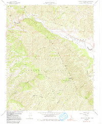 Miranda Pine Mtn California Historical topographic map, 1:24000 scale, 7.5 X 7.5 Minute, Year 1967