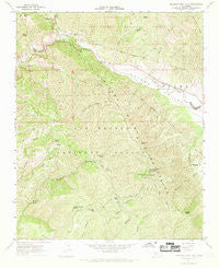 Miranda Pine Mtn California Historical topographic map, 1:24000 scale, 7.5 X 7.5 Minute, Year 1967