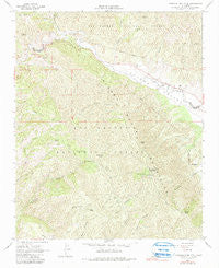 Miranda Pine Mtn California Historical topographic map, 1:24000 scale, 7.5 X 7.5 Minute, Year 1967
