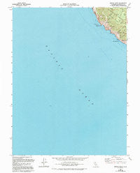 Mistake Point California Historical topographic map, 1:24000 scale, 7.5 X 7.5 Minute, Year 1969