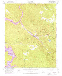 Moccasin California Historical topographic map, 1:24000 scale, 7.5 X 7.5 Minute, Year 1948