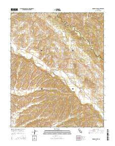 Monarch Peak California Current topographic map, 1:24000 scale, 7.5 X 7.5 Minute, Year 2015