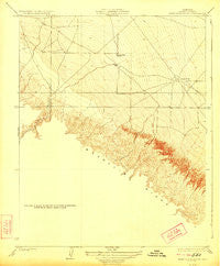 Monocline Ridge California Historical topographic map, 1:31680 scale, 7.5 X 7.5 Minute, Year 1923