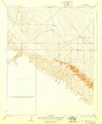 Monocline Ridge California Historical topographic map, 1:31680 scale, 7.5 X 7.5 Minute, Year 1923