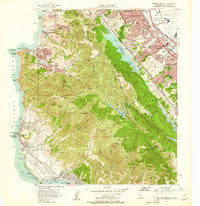 Montara Mountain California Historical topographic map, 1:24000 scale, 7.5 X 7.5 Minute, Year 1956