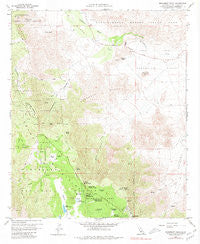 Monument Peak California Historical topographic map, 1:24000 scale, 7.5 X 7.5 Minute, Year 1959