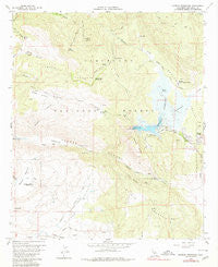 Morena Reservoir California Historical topographic map, 1:24000 scale, 7.5 X 7.5 Minute, Year 1960