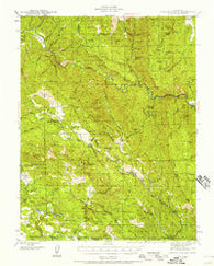 Morgan Valley California Historical topographic map, 1:62500 scale, 15 X 15 Minute, Year 1943