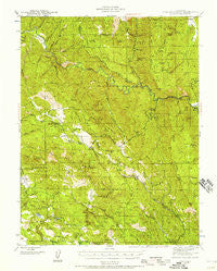 Morgan Valley California Historical topographic map, 1:62500 scale, 15 X 15 Minute, Year 1943