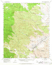 Morongo Valley California Historical topographic map, 1:62500 scale, 15 X 15 Minute, Year 1955