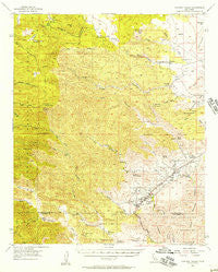 Morongo Valley California Historical topographic map, 1:62500 scale, 15 X 15 Minute, Year 1955