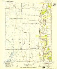 Moulton Weir California Historical topographic map, 1:24000 scale, 7.5 X 7.5 Minute, Year 1952