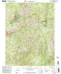 Mount Fillmore California Historical topographic map, 1:24000 scale, 7.5 X 7.5 Minute, Year 2000