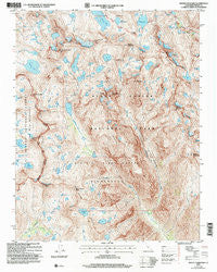 Mount Goddard California Historical topographic map, 1:24000 scale, 7.5 X 7.5 Minute, Year 2004